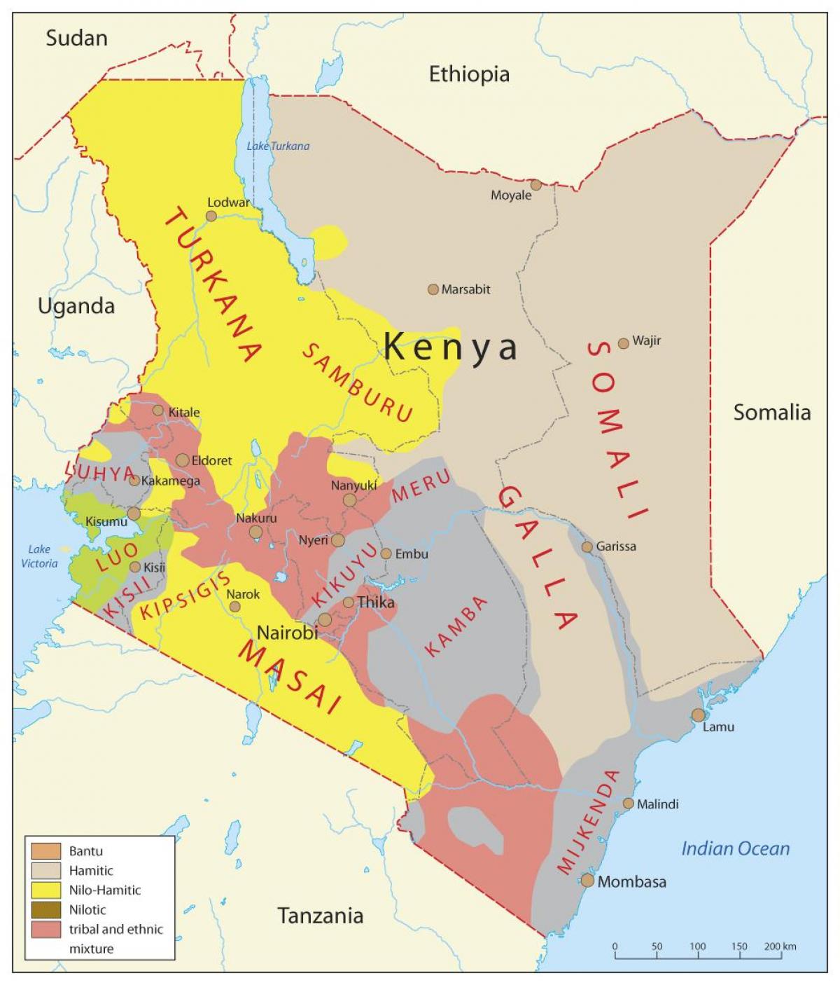 Kenya etnik kat jeyografik