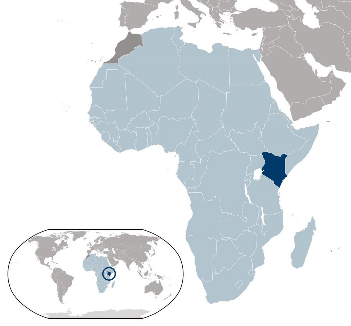 Kenya kat jeyografik kote