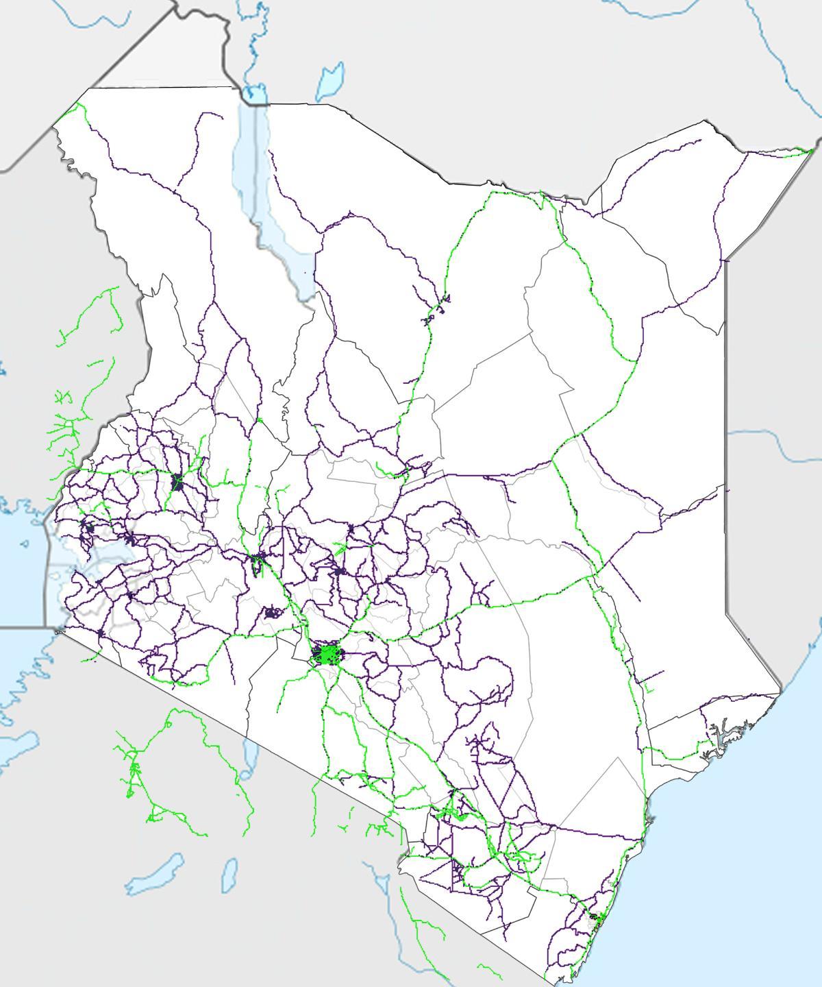 kat jeyografik nan Kenya tren