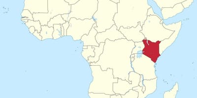 Kat jeyografik ki nan lafrik ak Kenya make
