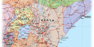 Kat jeyografik nan mòn Kenya