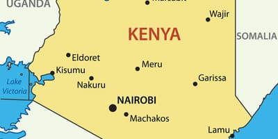 Kat jeyografik nan peyi Kenya
