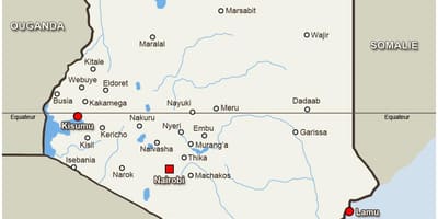 Kat jeyografik nan kitale Kenya