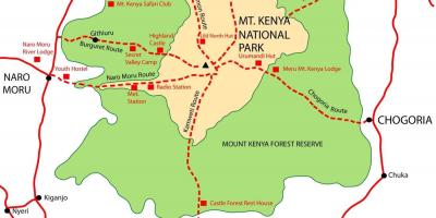 Kat jeyografik nan mòn Kenya