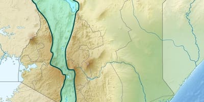 Kat jeyografik nan fon separasyon Kenya